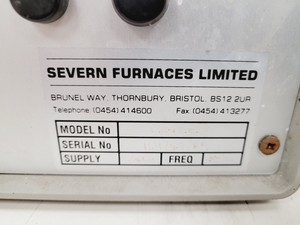 Thumbnail image of Severn Furnaces Tube Furnace Lab Spares/Repairs