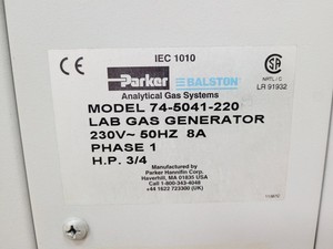 Thumbnail image of Parker Balston Lab Gas Generator Model 74-5041-220 