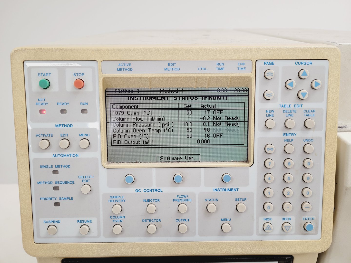 Varian 3800 GC Gas Chromatograph Lab