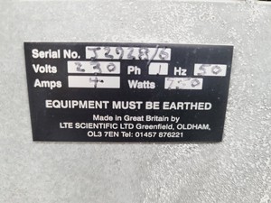 Thumbnail image of LTE Scientific Raven 2 Laboratory Oven Lab Spares/Repairs