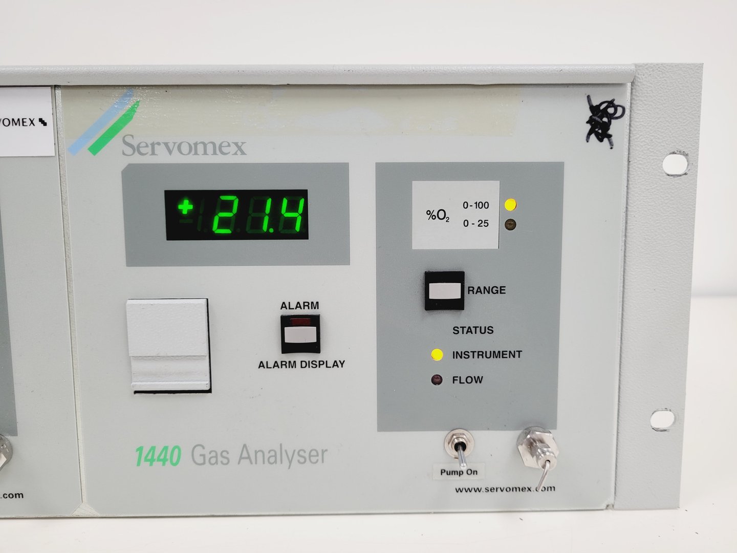 Image of Servomex 1440 Gas Analyser Double Twin Unit  Lab