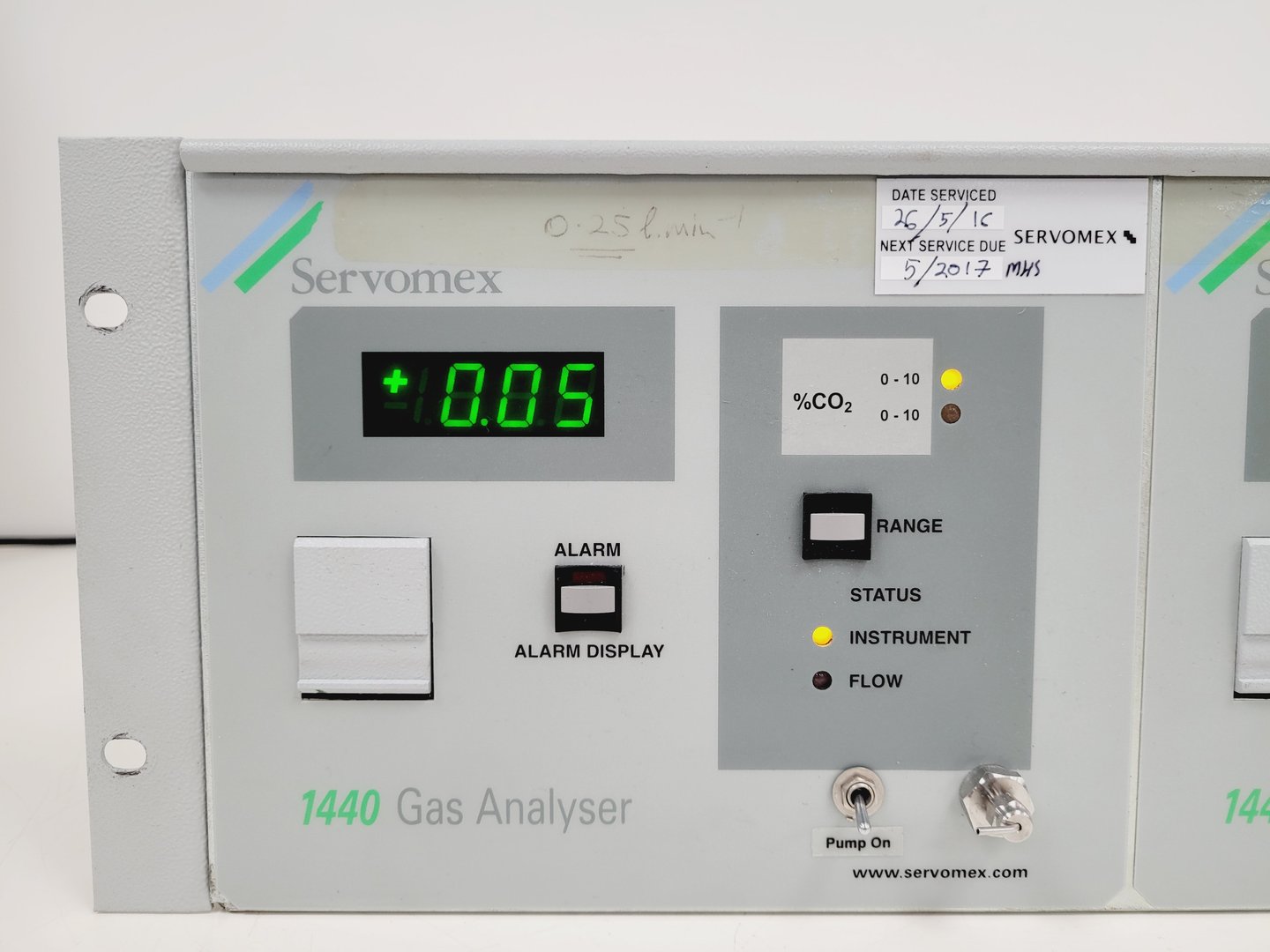 Image of Servomex 1440 Gas Analyser Double Twin Unit  Lab