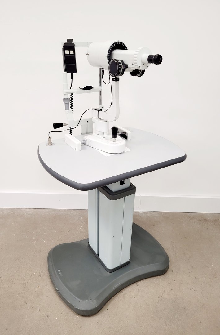 Image of Keratometer  Model - IT Slit Lamp with F.I.S.O. New Hercules Table/Stand  Lab