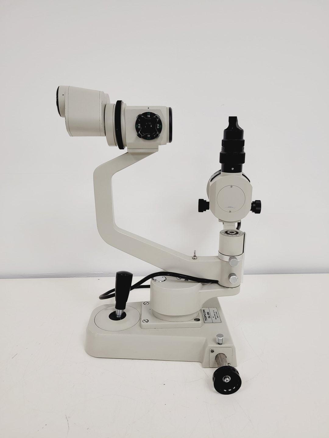 Image of Topcon SL-2E Slit Lamp with Topcon ATE-600 Table/Stand Lab