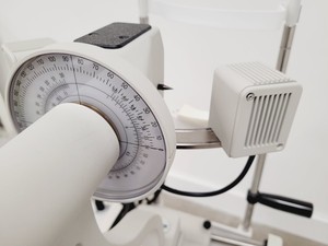 Thumbnail image of C.L.O.M. SRL Slit Lamp 2 Position Keratometer with Hanson T-100 Table Lab