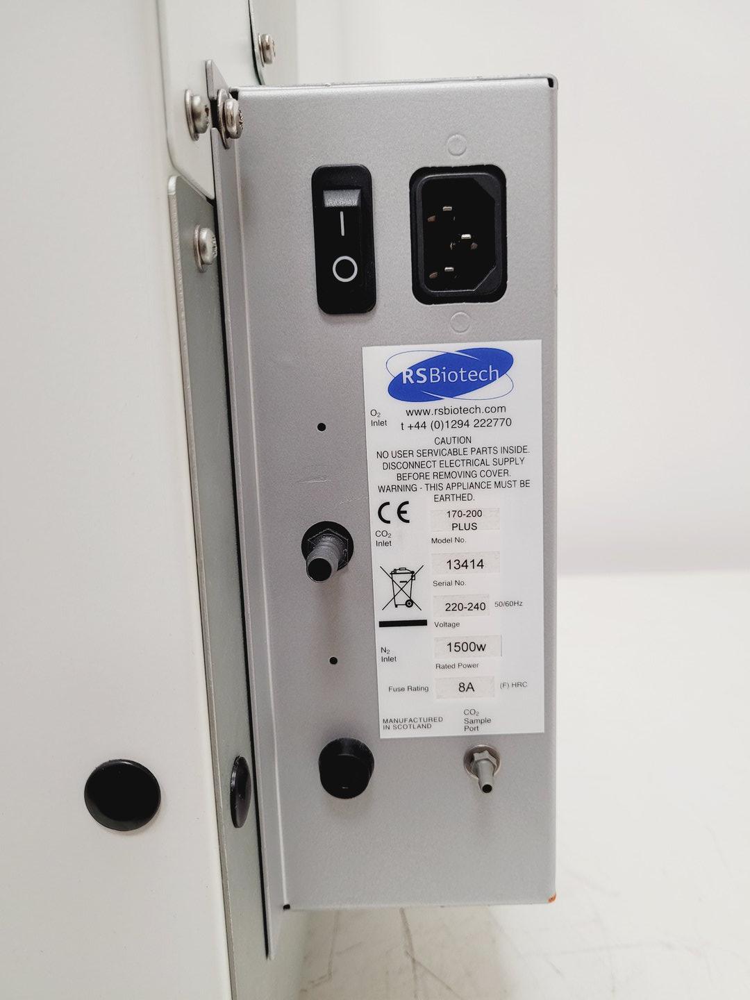 Image of RS Biotech Galaxy S+ 170-200 Plus CO2 Laboratory Incubator Lab