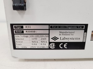 Thumbnail image of Labsystems Multidrop Type 831 Liquid Reagent Dispensing System Lab