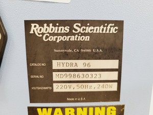 Thumbnail image of Robins Scientific Hydra 96 Microdispenser Lab