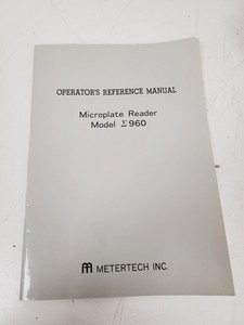 Thumbnail image of Metertech Microplate Reader Model M960 Lab