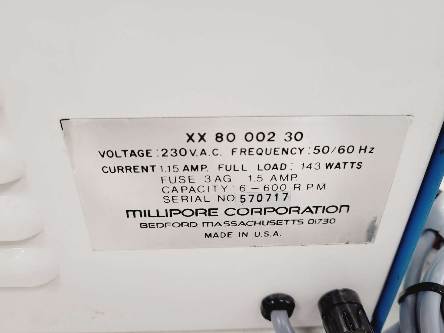 Image of Millipore Minitan Ultrafiltration System XX 80 002 30 Lab