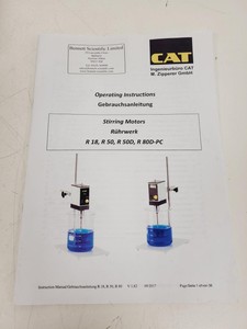 Thumbnail image of CAT R50D Overhead Laboratory Stirrer Lab