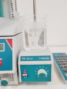 Thumbnail image of Metrohm 718 STAT Titrino & 728 Stirrer - Titration System Lab