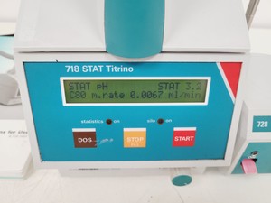 Thumbnail image of Metrohm 718 STAT Titrino & 728 Stirrer - Titration System Lab