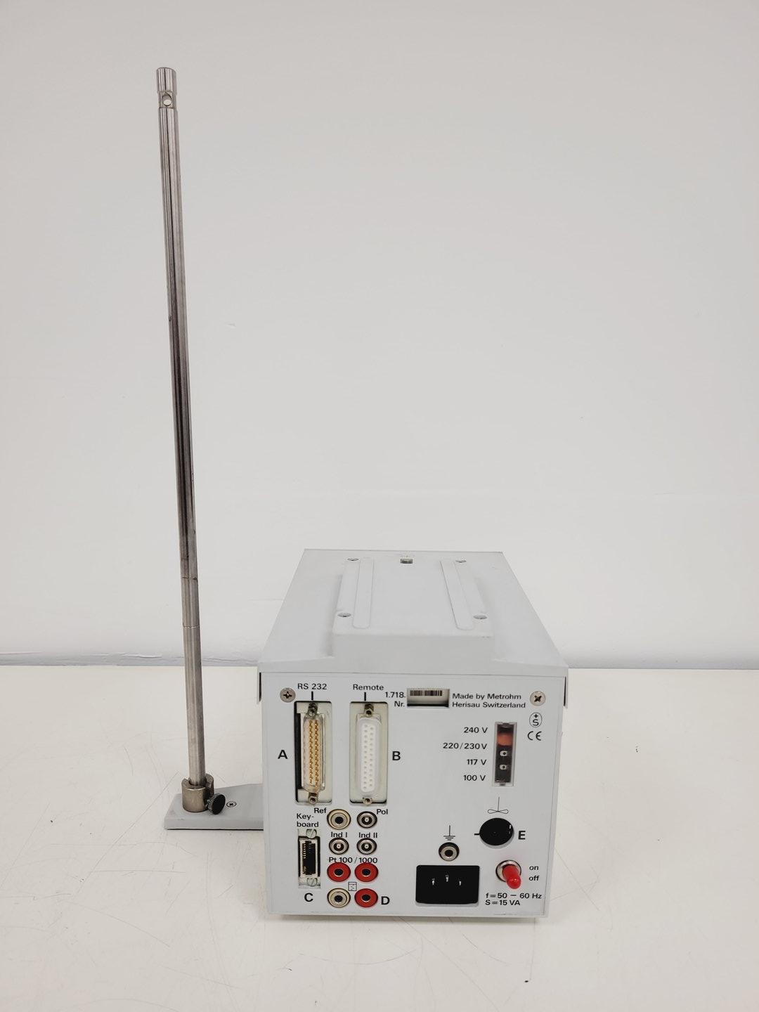 Image of Metrohm 718 STAT Titrino & 728 Stirrer - Titration System Lab