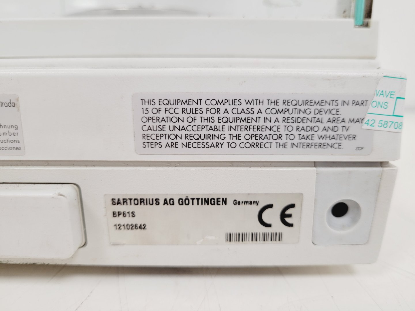 Image of Sartorius BP61S Analytical Balance Scales Lab