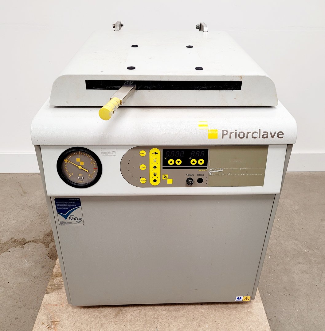Sv100 Loading Priorclave PS/QCS/SV100 Top Loading Autoclave Lab
