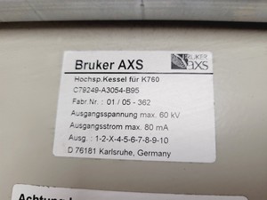 Thumbnail image of Bruker D8 Advance Powder X-Ray Diffractometer XRD Spares or Repairs