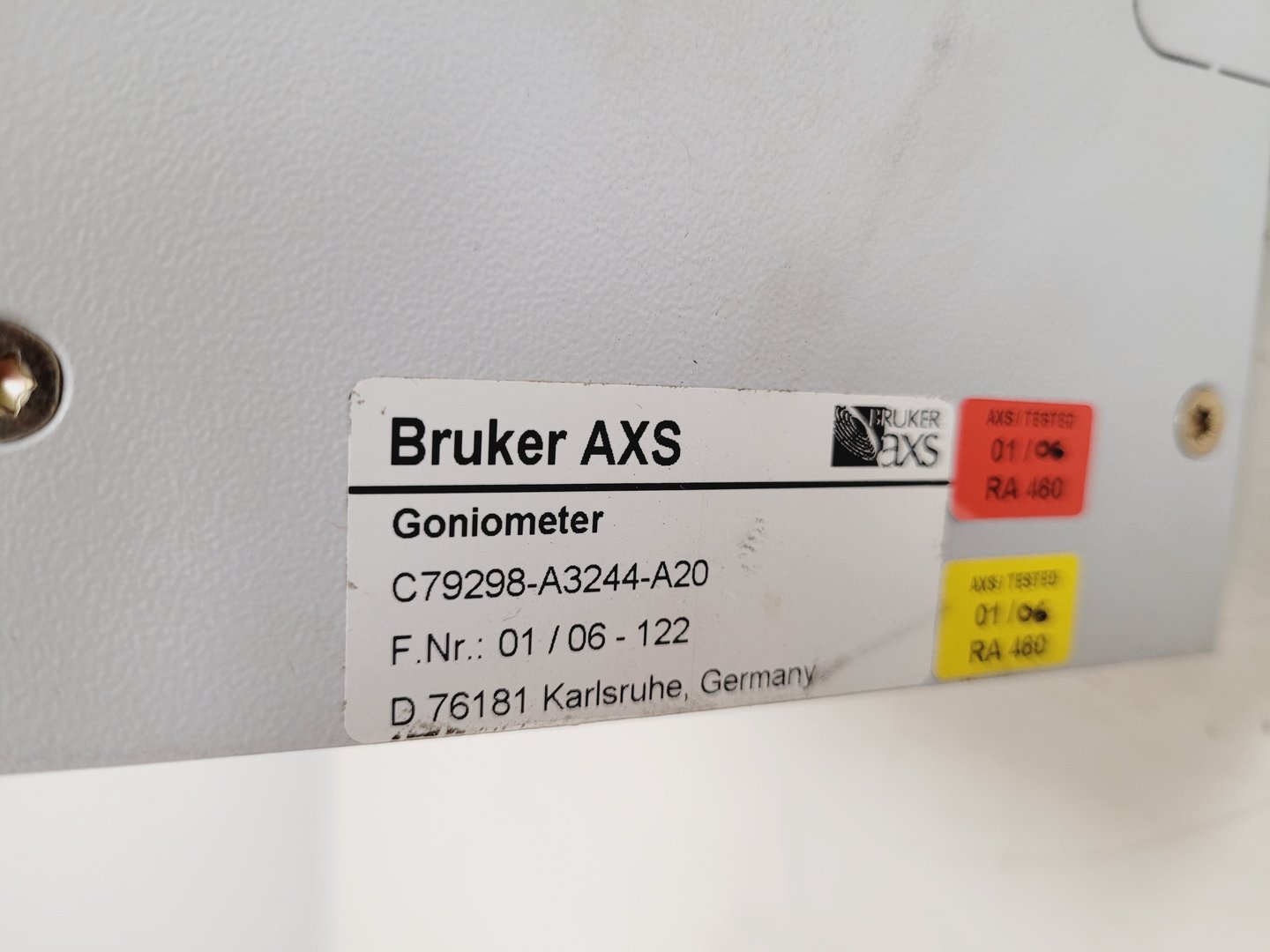 Image of Bruker D8 Advance Powder X-Ray Diffractometer XRD Spares or Repairs