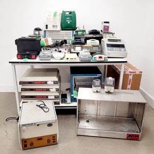 Image of Mixed Job Lot of Laboratory Equipment - Inc Centrifuge, Gel Dryers, Lab