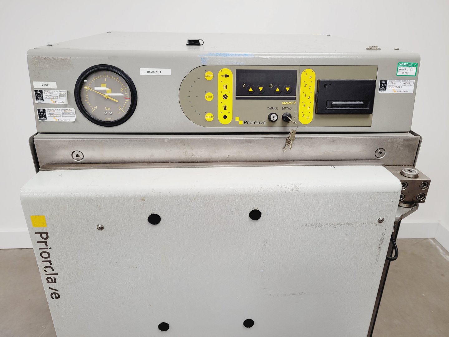 Image of Priorclave PS/Q63/SH320 Direct Steam Heated Autoclave Lab Spares/Repairs