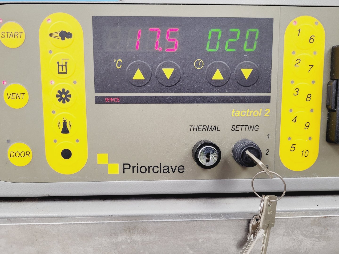 Image of Priorclave PS/Q63/SH320 Direct Steam Heated Autoclave Lab Spares/Repairs