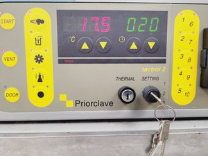 Thumbnail image of Priorclave PS/Q63/SH320 Direct Steam Heated Autoclave Lab Spares/Repairs