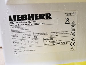 Thumbnail image of Liebherr Premium Laboratory Freezer 143L SN-T 4 1679 4 Lab