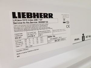 Thumbnail image of Liebherr MediLine Laboratory Refrigerator Fridge - SN-ST - 2 4184 4 - 141L Lab