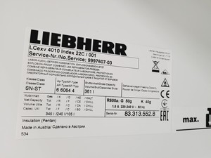 Thumbnail image of Liebherr MediLine LCexv 4010 - Type 6 6064 4 Laboratory Fridge Freezer Lab