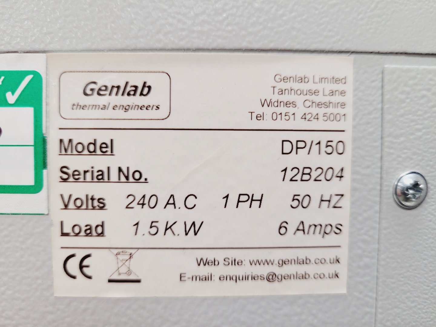 Image of Genlab Laboratory Oven DP/150 Lab