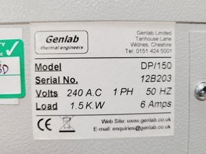 Thumbnail image of Genlab Laboratory Oven DP/150 Lab Spares/Repairs