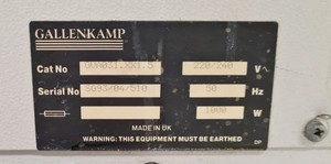 Thumbnail image of Gallenkamp Vacuum Oven  Cat no. OVA031.XX1.5 Lab Spares/Repairs
