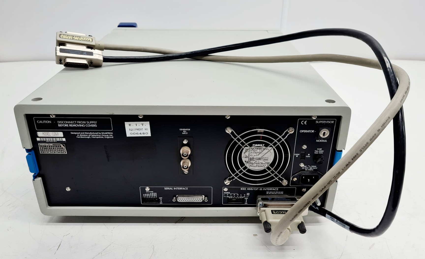 Image of Schlumberger SI 1260 Impedance/Gain-Phase Analyser Lab