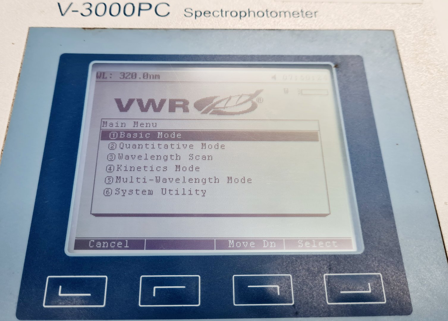 Vwr Fluorescent Ruler VWR V-3000PC Visible Spectrophotometer Lab