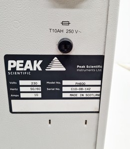 Thumbnail image of PEAK Scientific PH600 Hydrogen Generator Lab Spares/Repairs