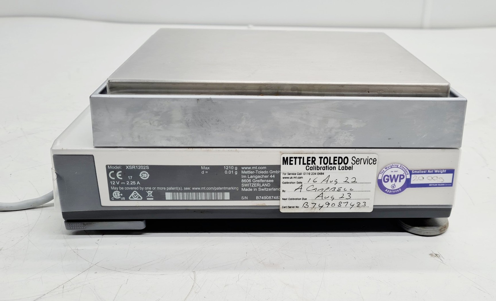 Image of METTLER TOLEDO XSR1202S Precision Balance Lab Spares/Repairs