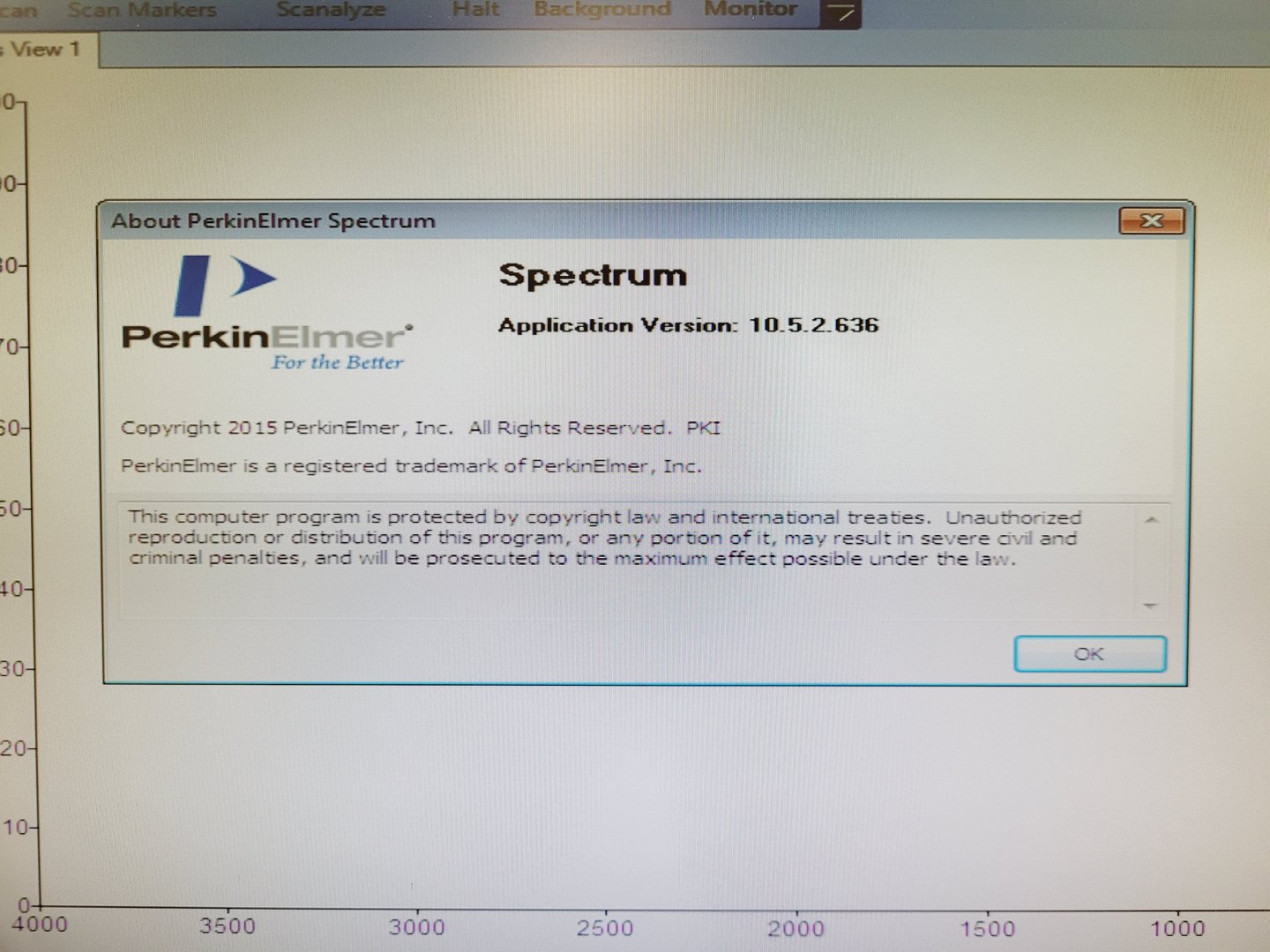 Image of Perkin Elmer Spectrum 100 FT-IR Spectrophotometer  Lab
