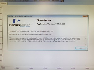 Thumbnail image of Perkin Elmer Spectrum 100 FT-IR Spectrophotometer  Lab