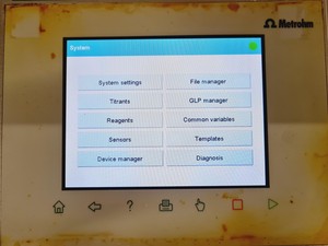 Thumbnail image of Metrohm 916 Ti-Touch Titrator,  20mL Exchange Unit, 800 Dosino w/ 20mL Unit Lab