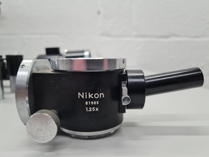 Thumbnail image of Nikon Apophot Table Microscope with 4 x Objectives Lab Spares/Repairs