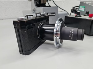 Thumbnail image of Nikon Apophot Table Microscope with 4 x Objectives Lab Spares/Repairs