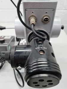 Thumbnail image of Nikon Apophot Table Microscope with 4 x Objectives Lab Spares/Repairs