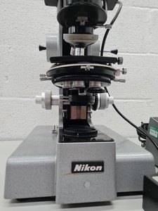 Thumbnail image of Nikon Apophot Table Microscope with 4 x Objectives Lab Spares/Repairs