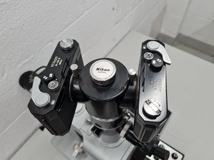 Thumbnail image of Nikon Apophot Table Microscope with 4 x Objectives Lab Spares/Repairs