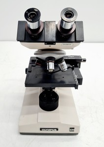 Thumbnail image of Olympus CH Series CHA Compound Binocular Microscope w/ 4  x Objectives