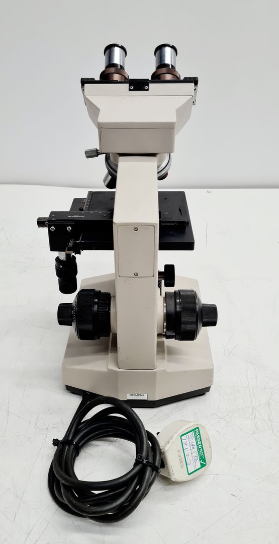 Image of Olympus CH Series CHA Compound Binocular Microscope w/ 4  x Objectives