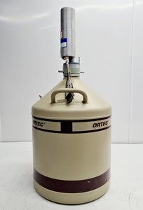 Thumbnail image of Ortec Liquid Nitrogen Dewar & Canberra GC1819 Gamma Detector & 2002CSL Preamp