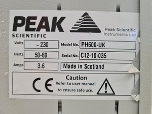 Thumbnail image of Peak Scientific PH600-UK Lab Hydrogen Generator Spares/Repairs