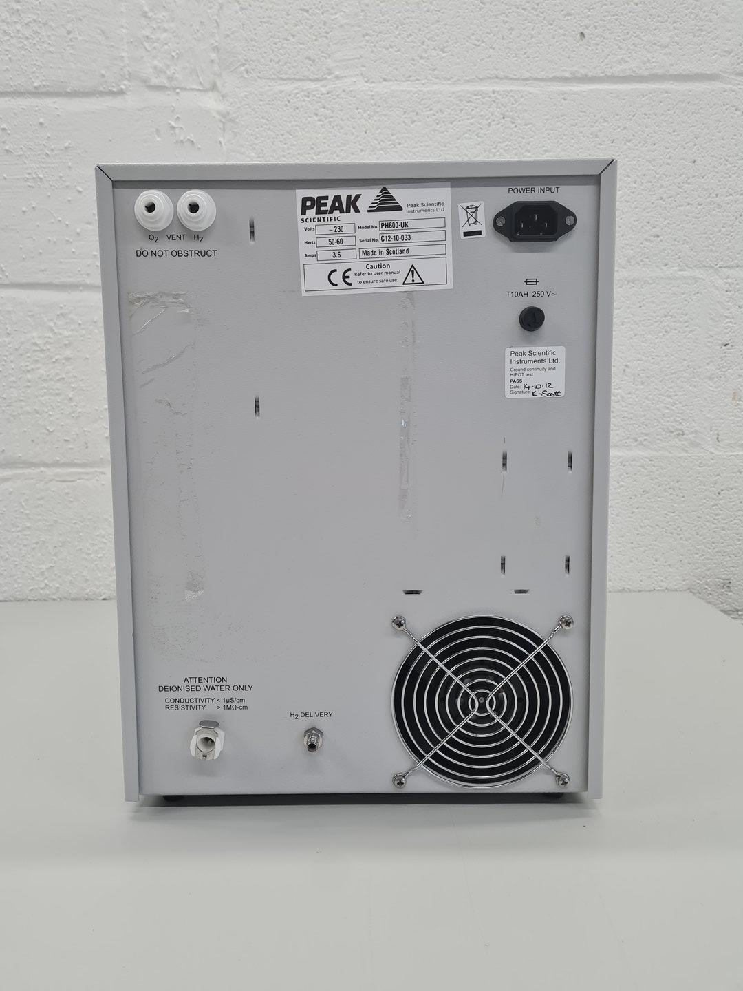 Image of PH600-UK Peak Scientific Hydrogen Generator Lab