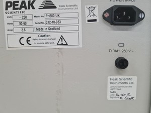 Thumbnail image of PH600-UK Peak Scientific Hydrogen Generator Lab